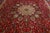 Hand-Knotted Persian Tabriz Vintage Wool Rug in Red With Allover Design For Sale - Image 4 of 7