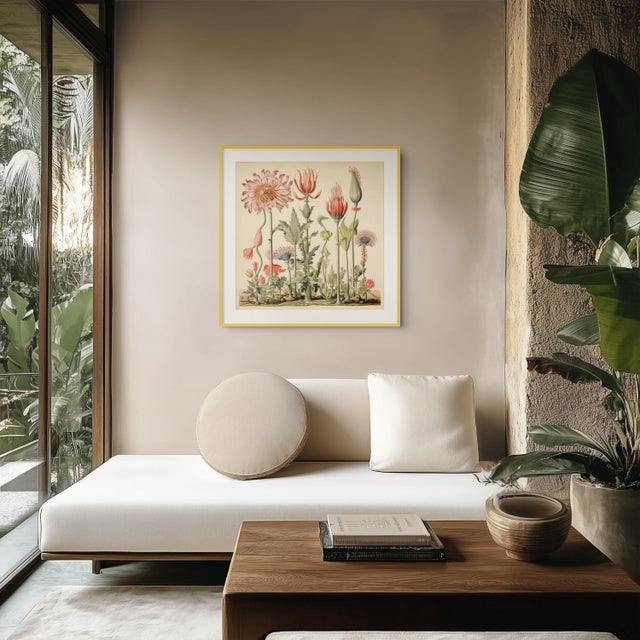 2020s Antique Botanical Garden Study - Natural History Fine Art Print For Sale - Image 5 of 5