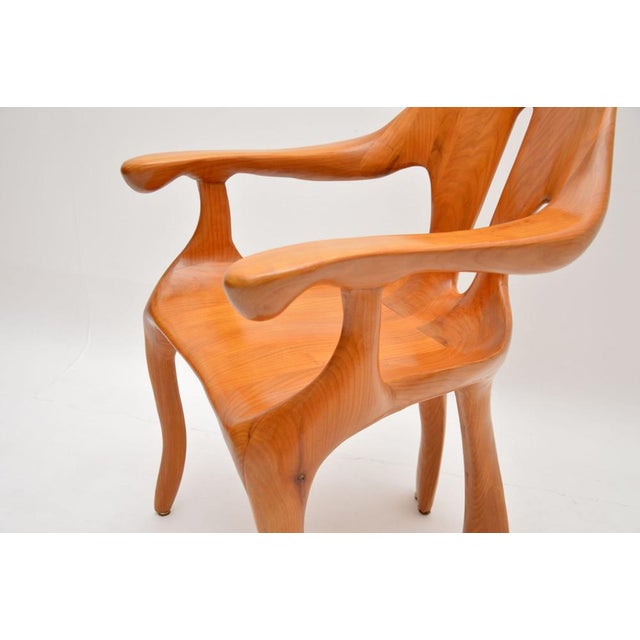 Italian Studio Craft Sculptural Armchair, 1970s For Sale - Image 13 of 15