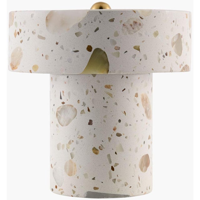 Contemporary Tessari Accent Table Lamp White For Sale - Image 3 of 3