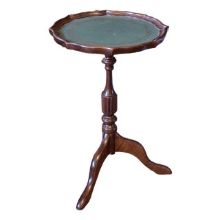 Vintage MCM Bombay Company Tripod Base Pedestal Side Table For Sale