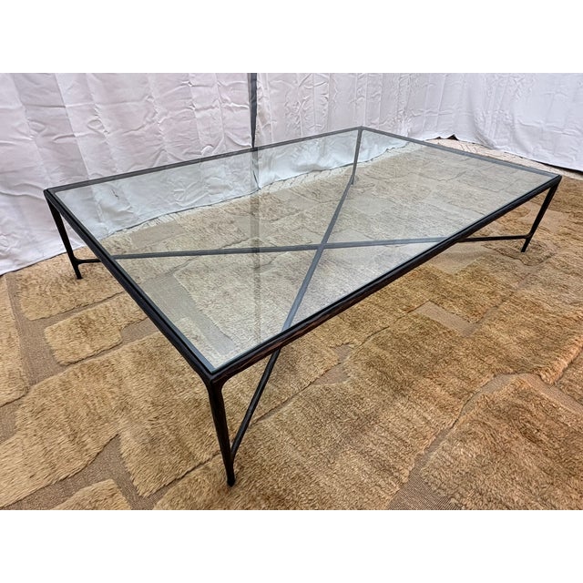 Rh Thaddeus Rectangular Coffee Table For Sale - Image 18 of 18