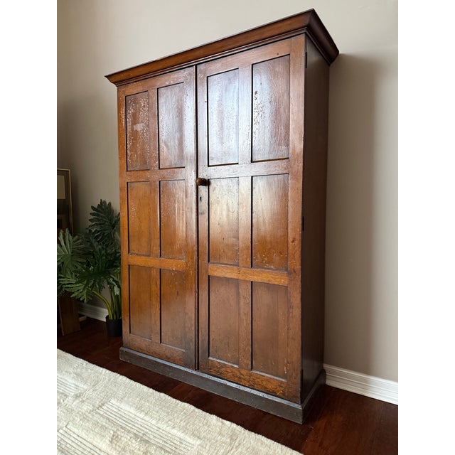 Antique 1920s School Cupboard by the North of England School Furnishing Company Stunning imported cupboard/cabinet from...