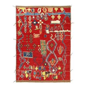 Fine Hand Knotted Moroccan Rug