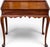Vintage Henkel Harris Queen Anne Mahogany Tea Table with Candle Slides An exceptional vintage Queen Anne-style tea table...