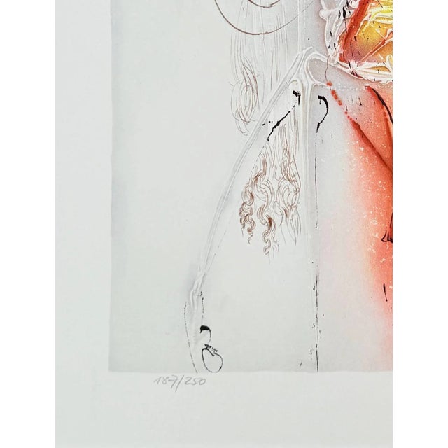 Salvador Dali, Lady Godiva, 1970, Lithograph, in Flawless conditions. Designed 1970 to 1979