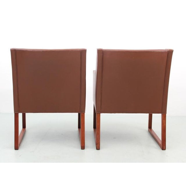 1960s Mid-Century Modern Armchairs Model 3246 attributed to Børge Mogensen for Fredericia Stolefabrik, 1960s, Set of 2 For Sale - Image 5 of 18