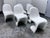 Design Plus Gallery presents a Set of Six White Panton Chairs from Vitra. These Panton chairs are a classic in the history...