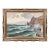 Mid 20th Century Guido Odierna “Crashing Waves, Capri” Oil on Canvas in Quality Gilt Frame For Sale
