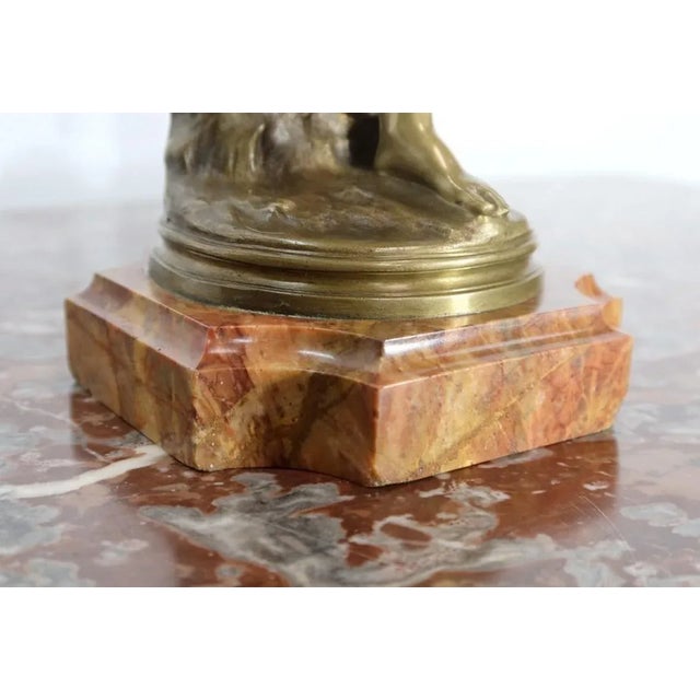 A. Carrier-Belleuse, Female Bather, Mid-19th Century, Bronze For Sale - Image 11 of 18