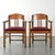 Art Nouveau / Jugendstil Dining Chairs with Red Fabric Upholstery from Schuitema, Set of 2 For Sale - Image 15 of 15