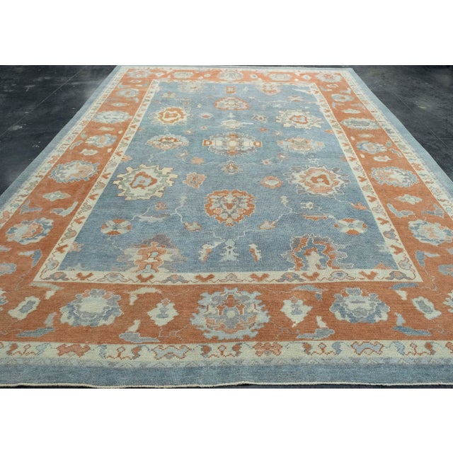 Turkish Oushak Rug 9'10" x 13'9" #18607 Explore a curated collection of hallway runners, wool rugs, and handmade...