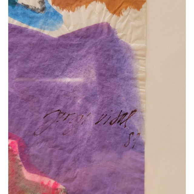 Jorge Vidal, Grupo Simanca Composition, 20th Century, Mixed Media, Framed For Sale - Image 10 of 15