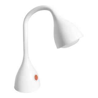 Late 20th Century Postmodern White Gooseneck Desk Lamp by Michael Graves For Sale