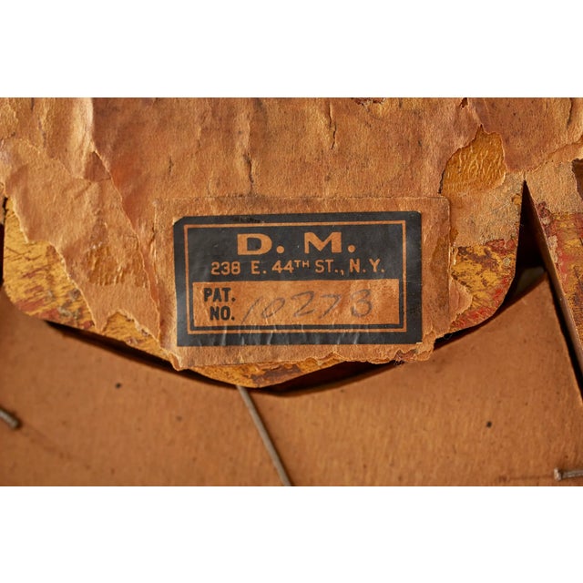 Vintage Mid-Century Modern Wood Framed Wall Mirror For Sale In New York - Image 6 of 13