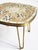 1950s Mid-Century Modern Mosaic and Brass Side Table with Hair Pin Legs from Ilse Möbel, 1950s For Sale - Image 5 of 10