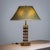 Mid 20th Century Mid-20th Century Table Lamp in Glass and Wood, Probably Italy For Sale - Image 5 of 11