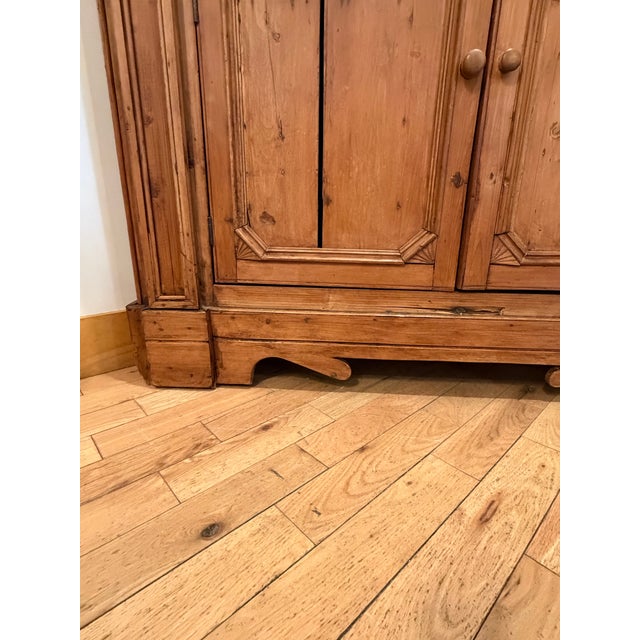 Monumental Antique Irish Corner Cabinet For Sale - Image 10 of 12