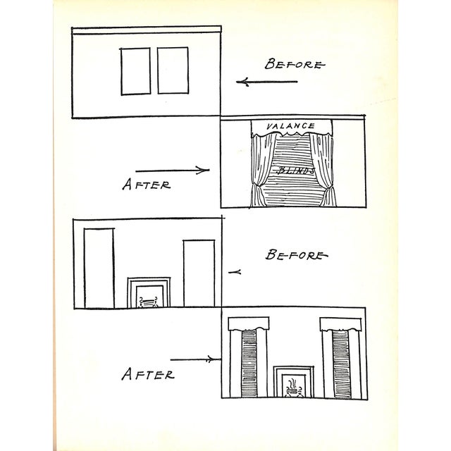 White "Decorating Is Fun! How to Be Your Own Decorator" 1939 Draper, Dorothy For Sale - Image 8 of 9