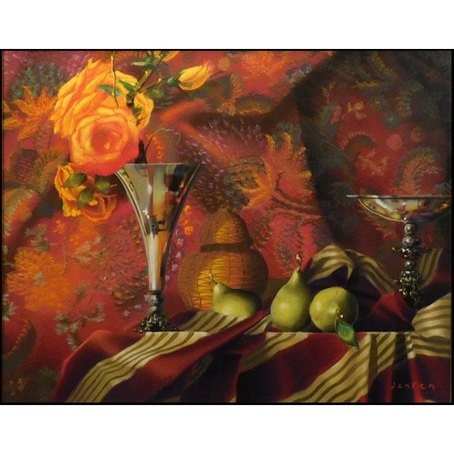 Original Pastel on paper by James Jensen Hand signed by the artist Art Size: 28"x 34" Paper Size: 23" x 18" Custom Frame...