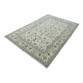 Hand-Knotted Kashan Cork and Wool Rug, 2000s For Sale