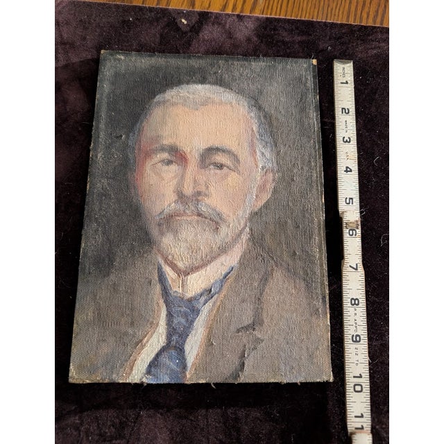 Capture the rugged spirit of one of America’s greatest literary legends with this striking vintage oil portrait of Ernest...