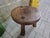 Small Brutalist Round Oak Coffee Table, 1970s For Sale - Image 9 of 10