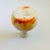 Ceramic Nemadji Pottery Vase - Orange Swirls For Sale - Image 7 of 7