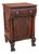 Antique Late Federal Classical Period Mahogany Bedside Cabinet on Lion Paw Feet For Sale