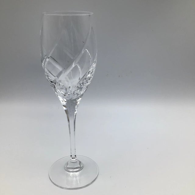 2000 - 2009 Vintage Mikasa Olympus Crystal Wine Glass For Sale - Image 5 of 12