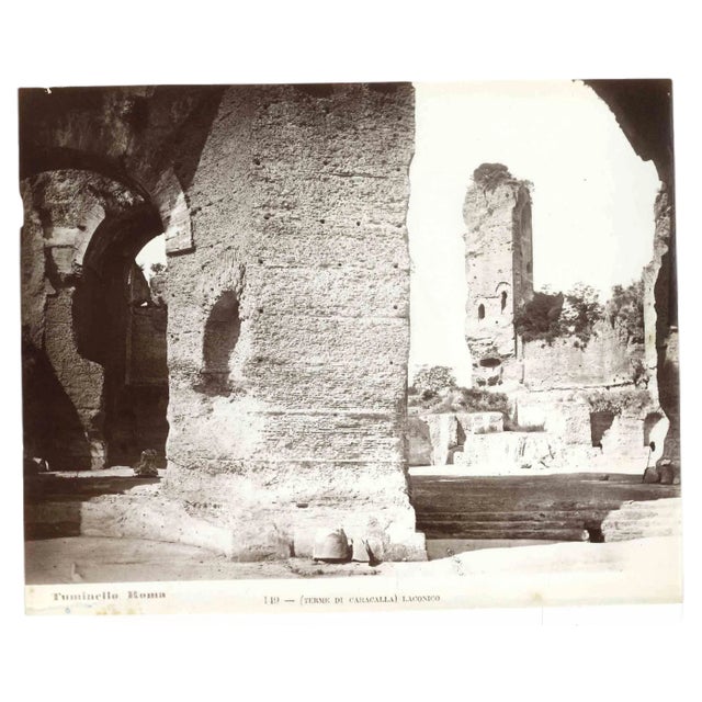 Ludovico Tuminello, Baths of Caracalla, Vintage Photograph, Early 20th Century For Sale