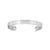 Tiffany & Co. Atlas 925 Sterling Silver Roman Numeral Cuff Bangle Bracelet For Sale In Houston - Image 6 of 8