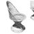 Mid Century Modern Spun Fiberglass Four Chairs & Table Outdoor Patio Set by Russell Woodard, Attributed For Sale - Image 11 of 15