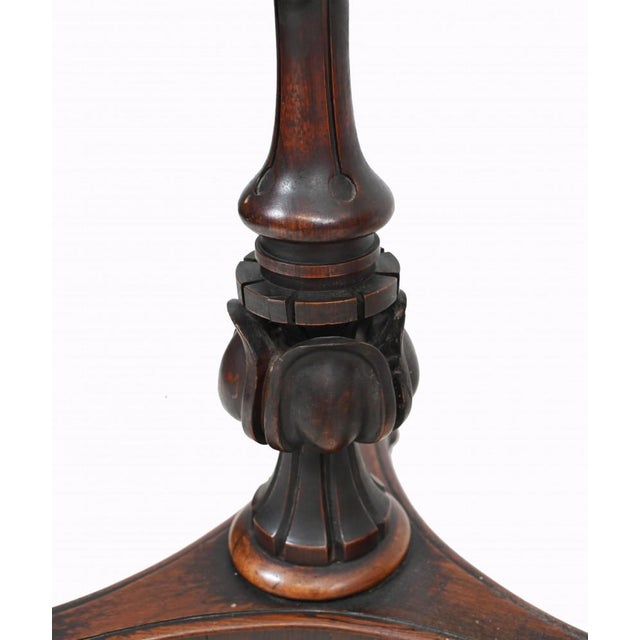 Regency Pole Screens with Needlepoint Tapestries, 1830s, Set of 2 For Sale - Image 5 of 18