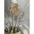 Contemporary Murano Glass Chandelier in Milky and Gold with Flowers and Leaves by Simoeng For Sale - Image 3 of 14