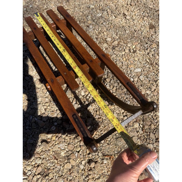Child's Vintage Davos Sled For Sale - Image 4 of 7