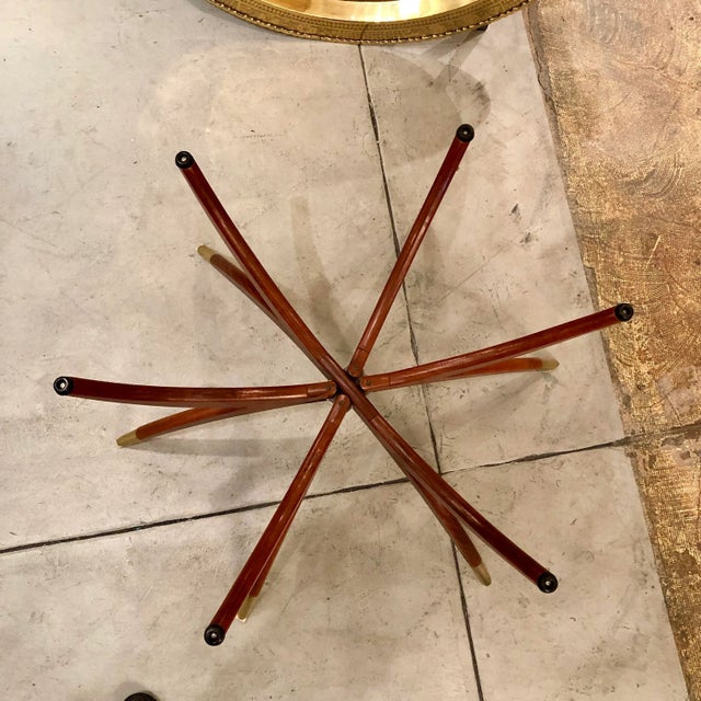 1950s 1950s Mid-Century Modern Brass Tray Table For Sale - Image 5 of 13