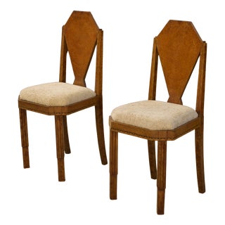 Art Deco Chairs attributed to Baptistin Spade, 1930s, Set of 2 For Sale