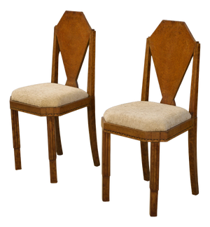 Art Deco Chairs attributed to Baptistin Spade, 1930s, Set of 2