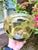Glass Vintage Macchie Ambre Verde Vessel by Archimede Seguso, 1950s For Sale - Image 7 of 10