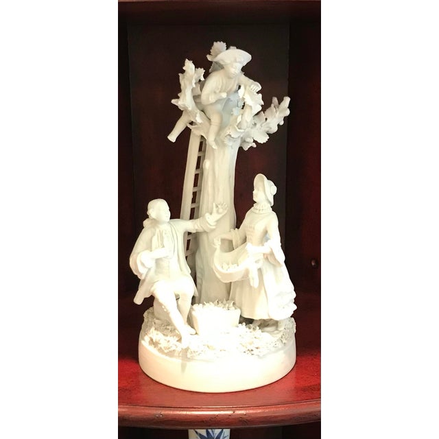 18th Century Rare Derby Porcelain Figural Group-Circa 1790, Authenticated by Albert Amor Porcelain, Ltd, London For Sale - Image 5 of 6