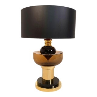 1980s Mid-Century Modern Murano Glass Lamp For Sale