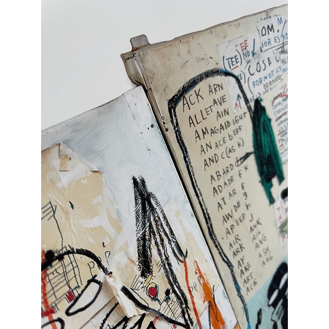 Blue Jean Michel Basquiat (1960-1988), Piscine Versus the Best Hotels, 1982, Copyright Estate of Jean-Michel Basquiat Licensed Reproduction For Sale - Image 8 of 13