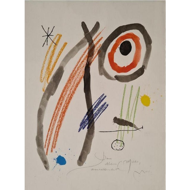 Facsimile on paper, 1964 Printer : Daniel Jacomet (Paris) Dedication "For Alain Mazo, amicalement" and printed signature...