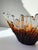 Amber Revontuli Bowl in Ice Glass by Tauno Wirkkala for Humppila, Finland, 1970s For Sale - Image 11 of 18