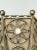Wall Sconce: Paul Ferrante Vintage Art Deco Style Sconce, Iron and Silver Gilt Wall Light For Sale In Los Angeles - Image 6 of 11