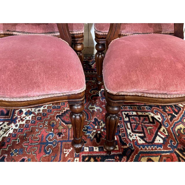 Victorian Mahogany English Chairs, 1970s, Set of 8 For Sale - Image 14 of 18