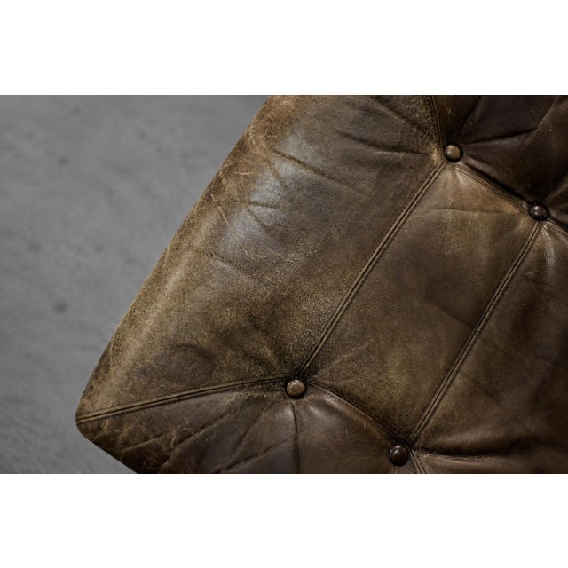 Vintage Danish High Chair in Beech and Brown Leather from Farstrup Møbler, 1970s For Sale - Image 12 of 18