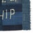 American Large Patchwork Indigo Flag, Don't Give Up the Ship, Unique For Sale - Image 3 of 4