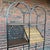 Arthur Umanoff Arthur Umanoff Etagere With Mayan Sun Mid Century Caned Iron For Sale - Image 4 of 12